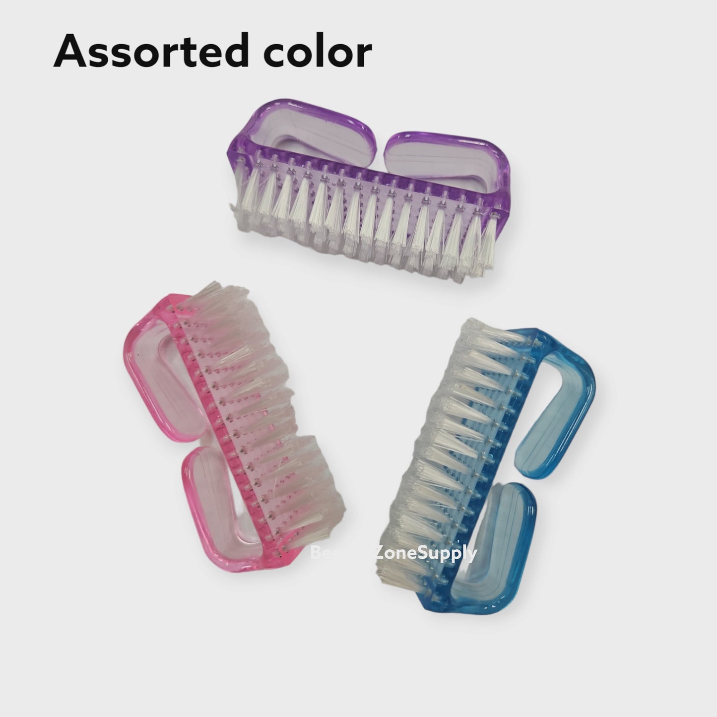 Top Grip Manicure Brush nail Assorted Color #HMB-3M