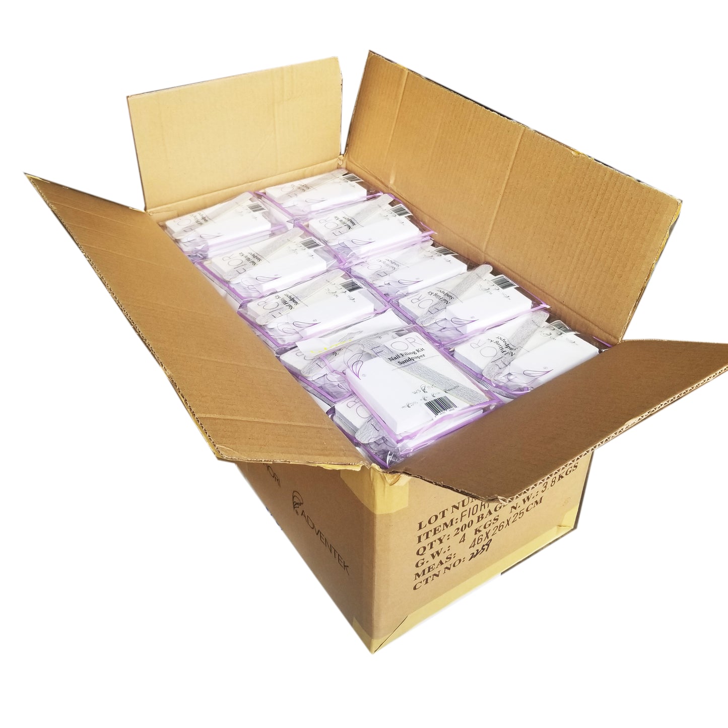 Fiori Pedicure Kit 4 (Sanding-Buffer-File-Pusher) #W23-Beauty Zone Nail Supply