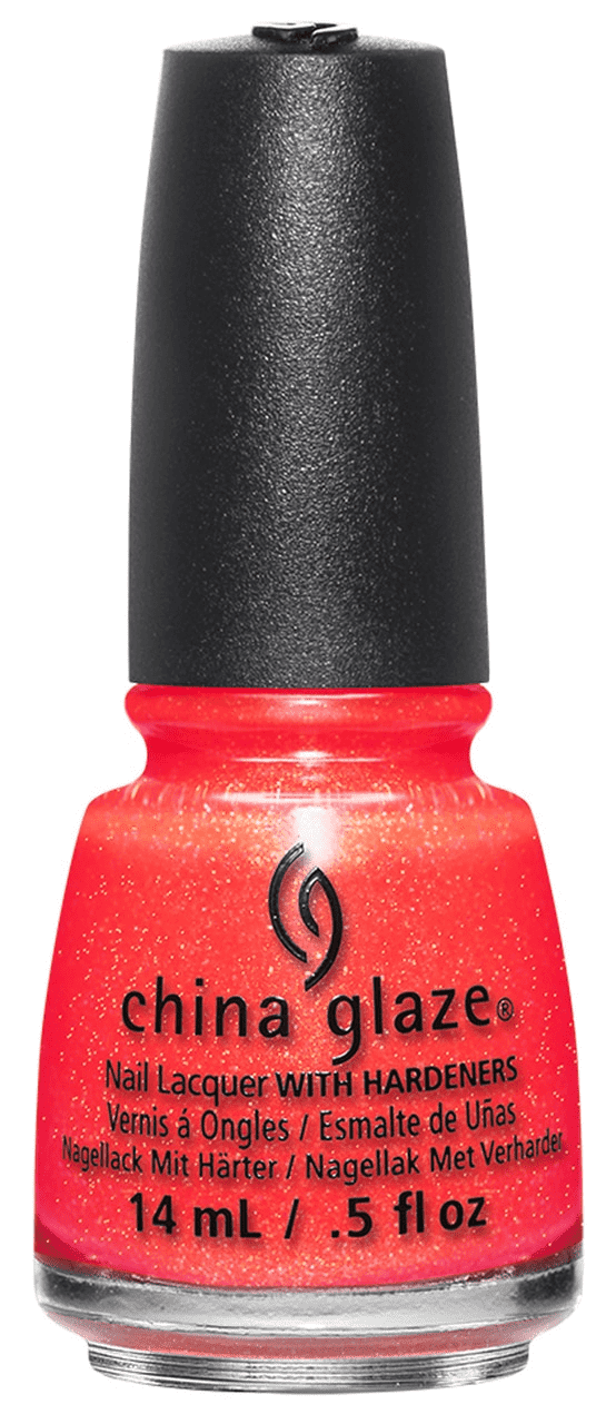 China Glaze Lacquer Papa Don'T Peach (Neon Peach Shimmer) 0.5 oz #83545-Beauty Zone Nail Supply