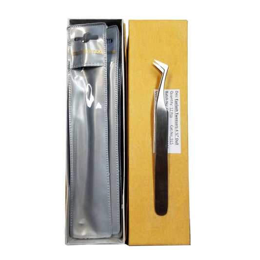 Eyelash Tweezers Dull 4 1/2 #9983-Beauty Zone Nail Supply