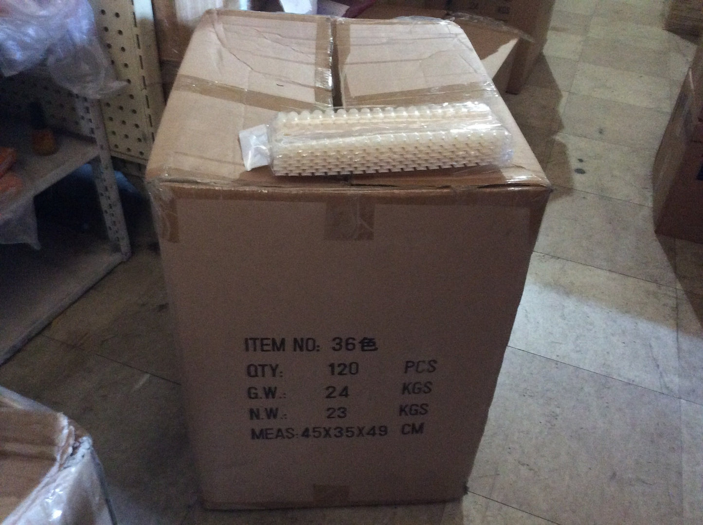 Flat Tip Track Color Charts 36 Tip 10 Pack