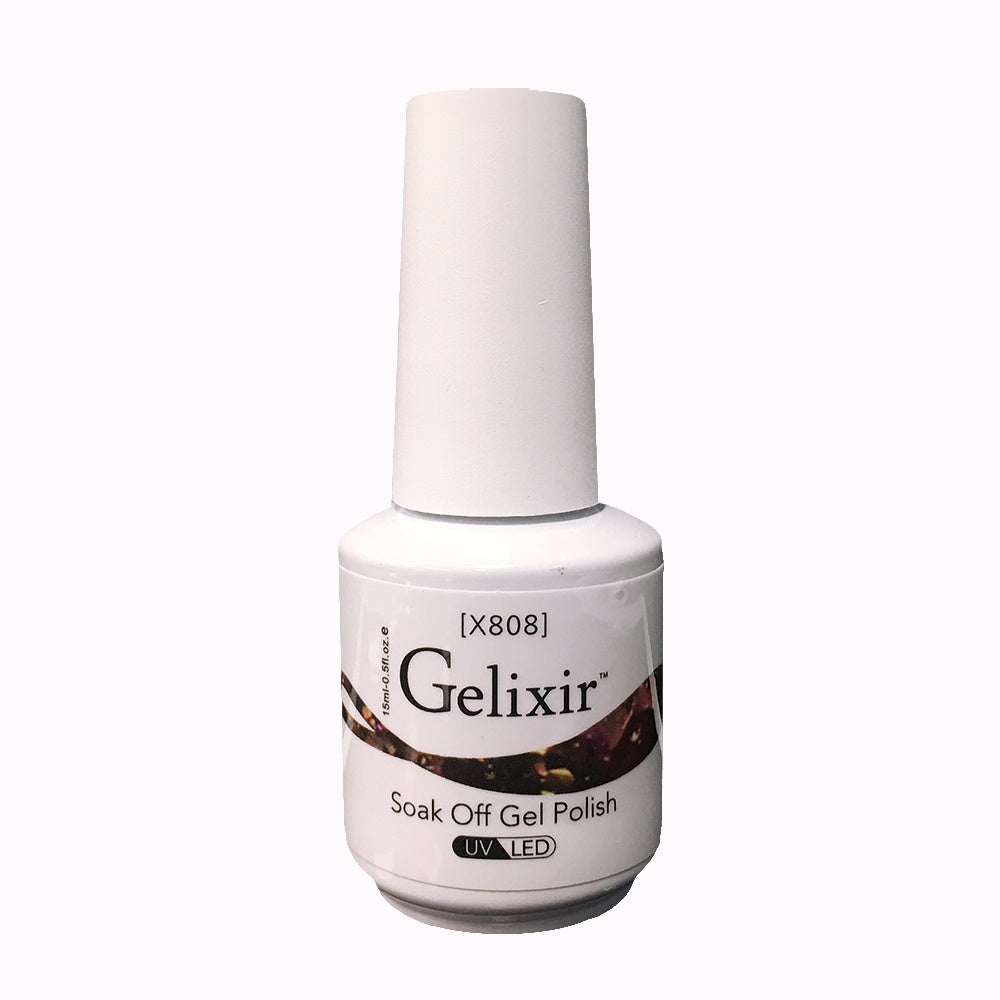 Gelixir Soak Off Gel Polish 0.5 fl oz X808-Beauty Zone Nail Supply