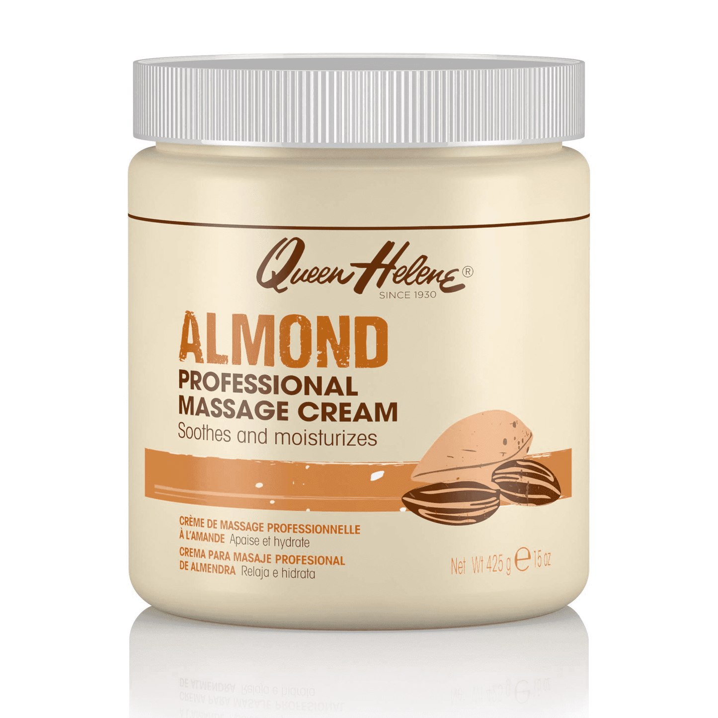 Queen Helene Almond Cream 15 OZ #Q653861-Beauty Zone Nail Supply