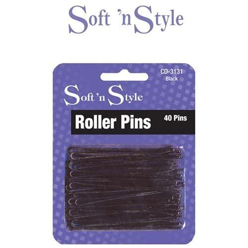 ROLLER PINS 40 BLACK-Beauty Zone Nail Supply