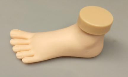Practice foot left side#6167-Beauty Zone Nail Supply