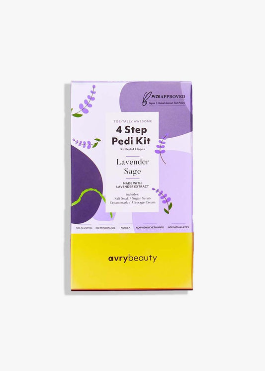 Avrybeauty 4 in 1 Step Pedi Lavender Sage Case 50 pack #AB115LVSG