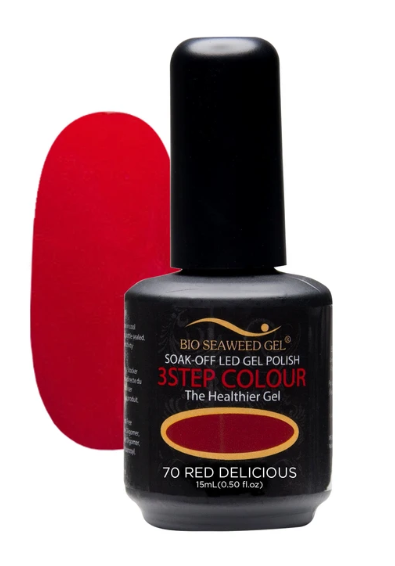 Bio Seaweed 3STEP Gel Polish 70 Red Delicious-Beauty Zone Nail Supply