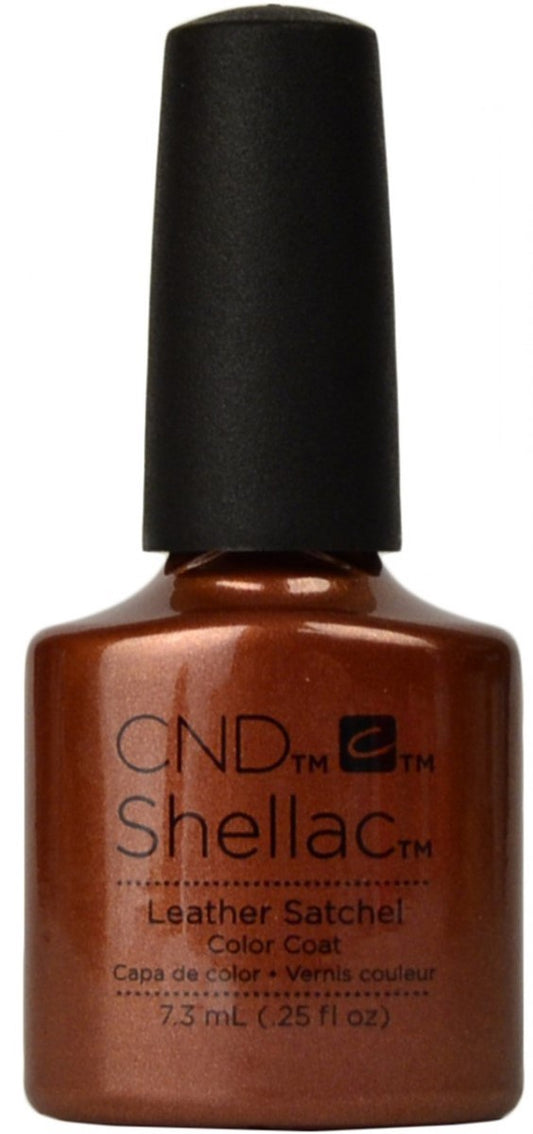 Cnd Shellac Leather Satchel .25 Fl Oz-Beauty Zone Nail Supply