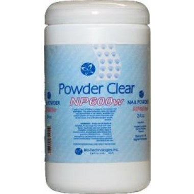 NP 600 W CLEAR POWDER 1.5 LBS #9601-Beauty Zone Nail Supply