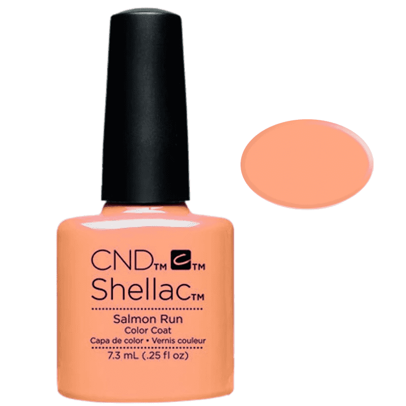Cnd Shellac Salmon Run .25 Fl Oz-Beauty Zone Nail Supply