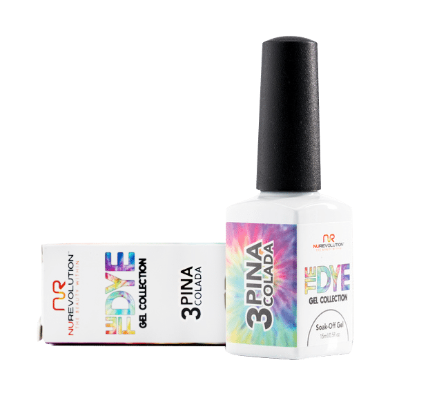 Nurevolution Tiedye Gel #03 Pina Colada 15ml-Beauty Zone Nail Supply