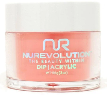 Nurevolution Dip Powder #103 Malibu Sunset 2oz-Beauty Zone Nail Supply
