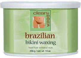 Clean & Easy Brazilian Hard Wax 14 oz #41153-Beauty Zone Nail Supply