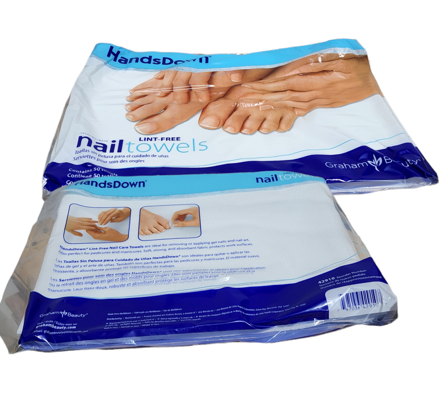 HandsDown Towel White 12" x 16" 50 towel bag #42910