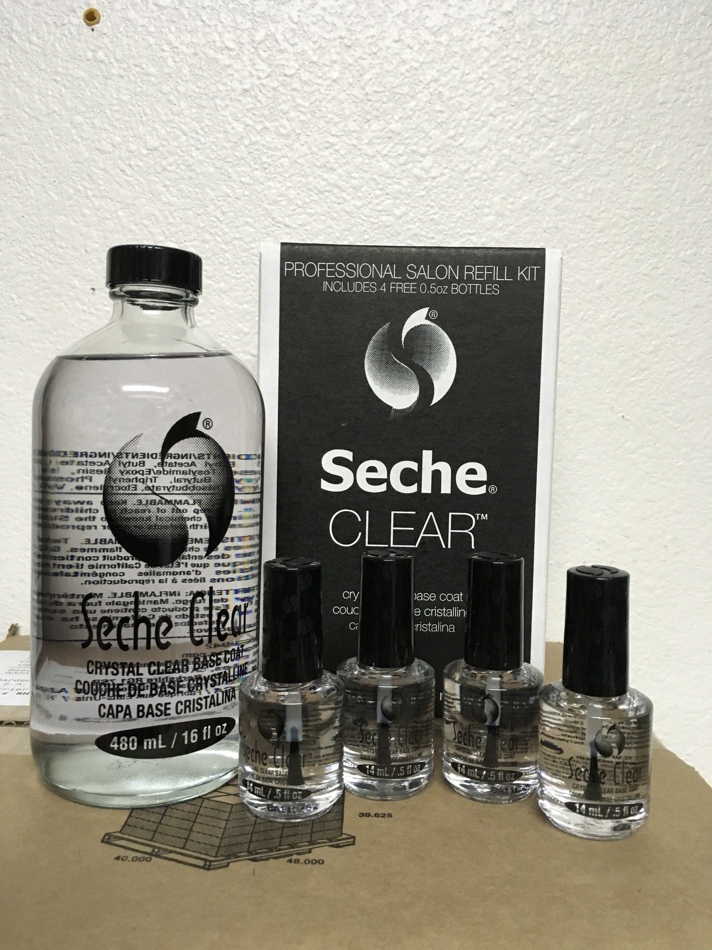 Seche vite base 16oz refill - 4x0.5oz-Beauty Zone Nail Supply