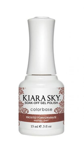 Kiara Sky Gel -G457 Frosted Pomegranate-Beauty Zone Nail Supply