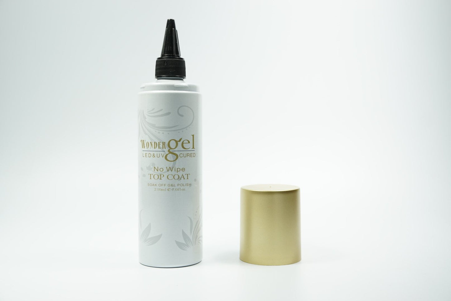 Wonder Gel Top Coat No Wipe Refill UV/LED Cured 7oz-Beauty Zone Nail Supply