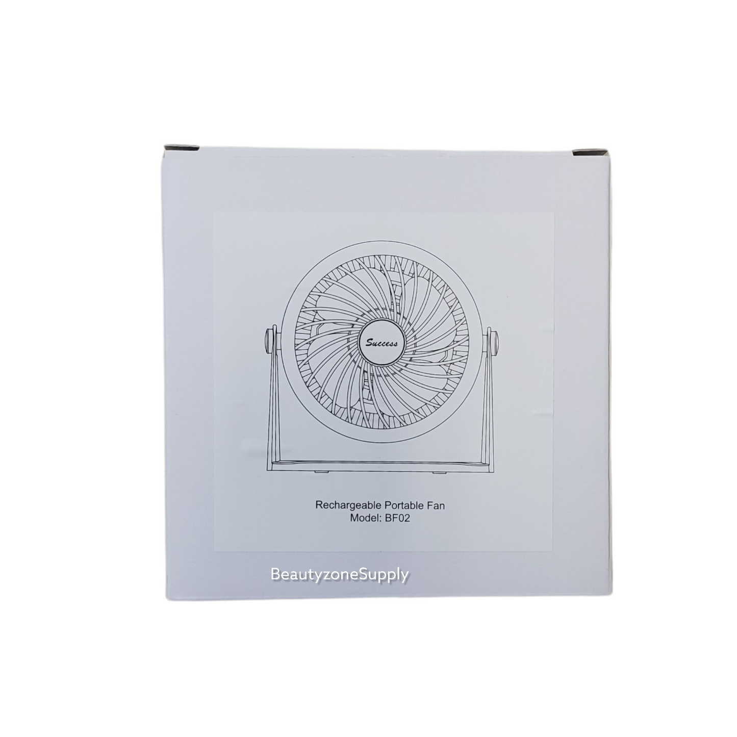 BF02 Success Rechargeable Mini Table Nail Fan White