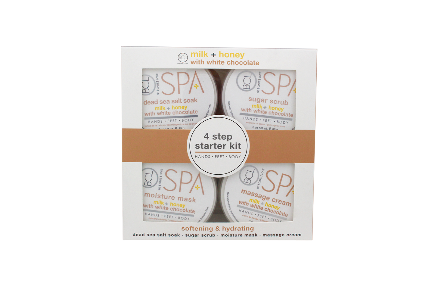BCL SPA Milk + Honey with White Chocolate 4 Step Starter Kit-Beauty Zone Nail Supply