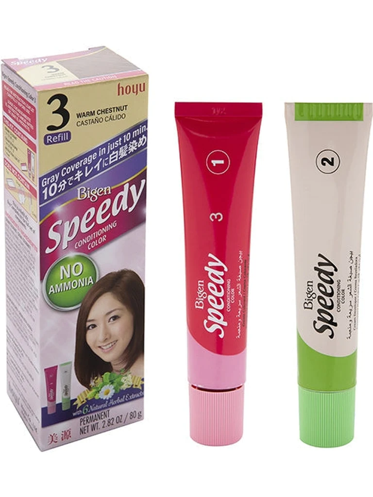 Bigen Speedy Conditioning Color No Ammonia #3 Warm Chestnut