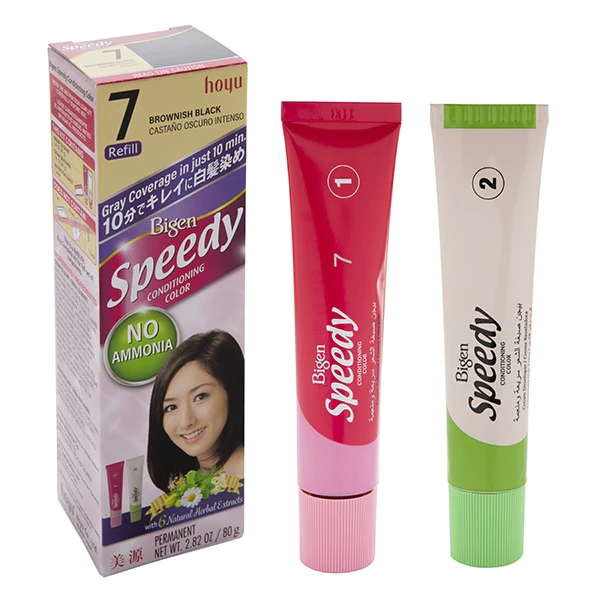 Bigen Speedy Conditioning Color No Ammonia #7 Brownish Black