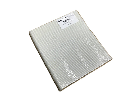 Nail File Regular 7" 100/100 White White USA 50 pc #F025-Beauty Zone Nail Supply