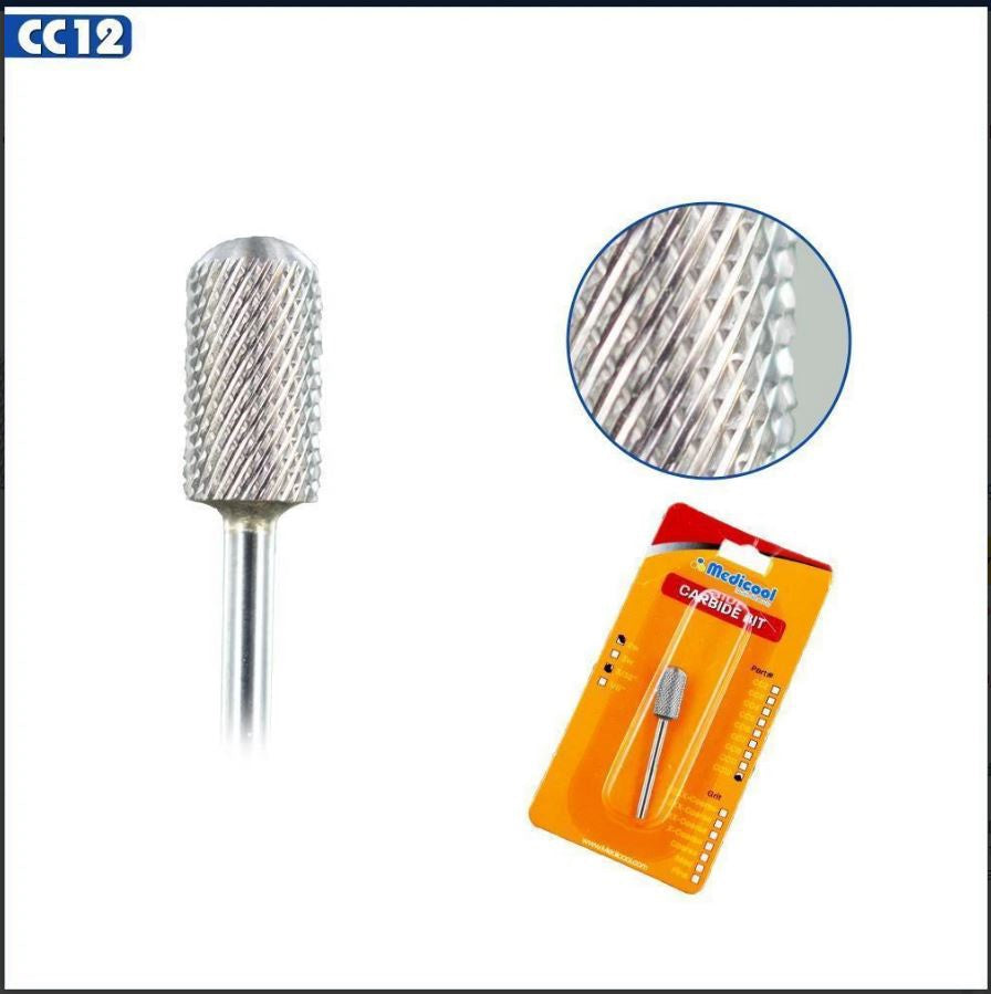 ProBits Silver Carbide Metal Round Safety Bit 3/32-Beauty Zone Nail Supply