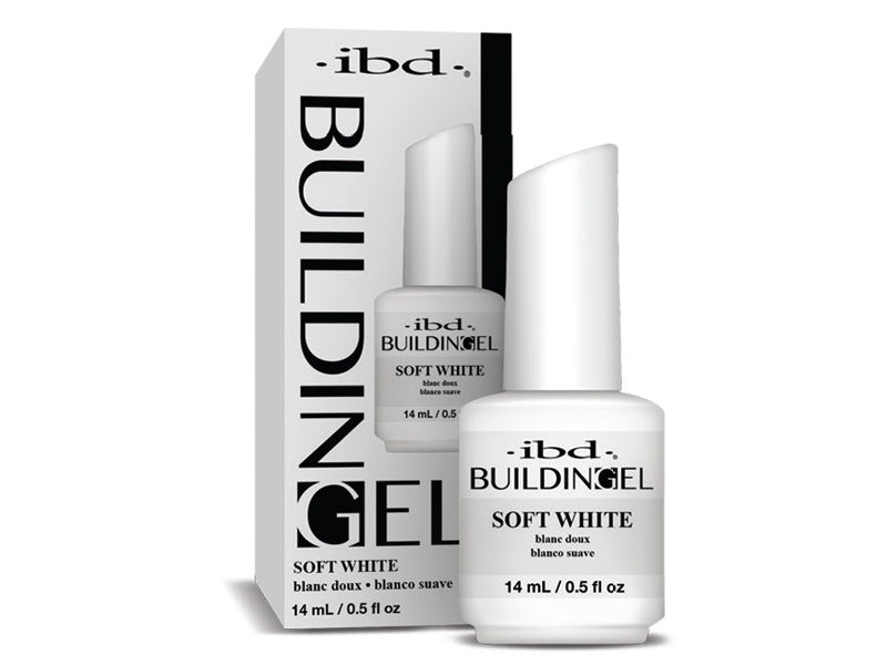 ibd Building Gel Soft White 14 mL / 0.5 oz #62493-Beauty Zone Nail Supply