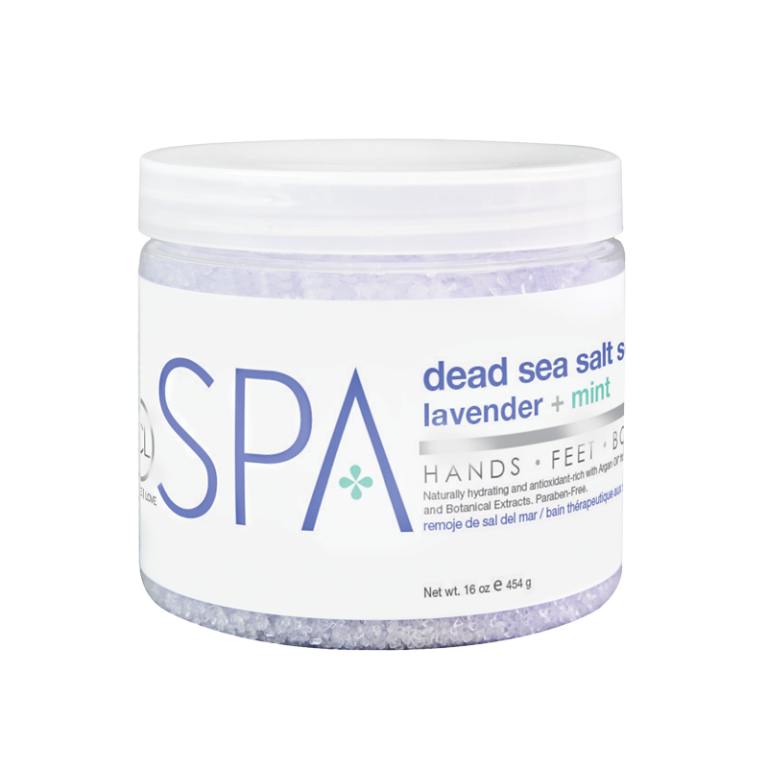 BCL SPA Dead Sea Salt Soak Lavender + Mint 16oz-Beauty Zone Nail Supply