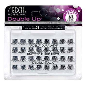 Ardell Double Up Knotted Trios Individuals Medium 66494-Beauty Zone Nail Supply