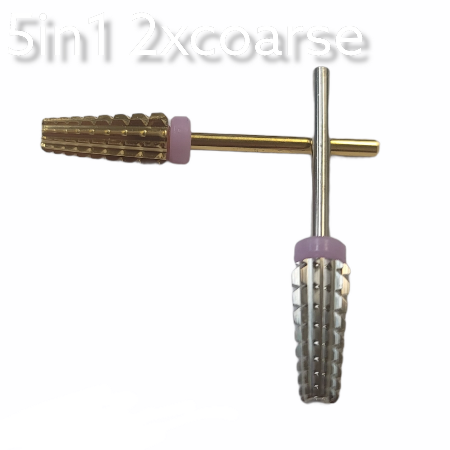 Carbide Nail Bit 5 In 1 2X-Coarse 3/32 Gold