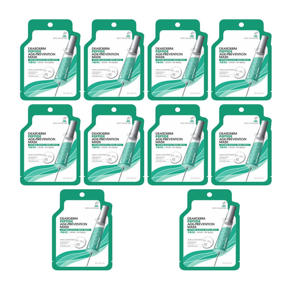 Dearderm Peptide Age-Prevention Mask (10pcs)-Beauty Zone Nail Supply