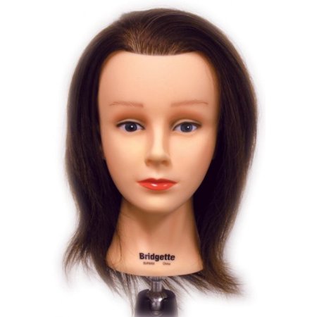 Celebrity 655 Bridgette 16"-17" Budget Manikin Human Hair Brown