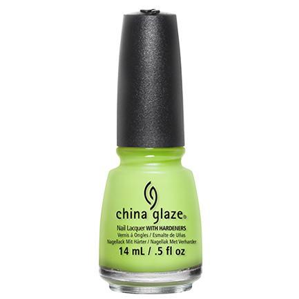 China Glaze Lacquer Grass Is Lime Greener (Bright Lime Green) 0.5 oz #81766