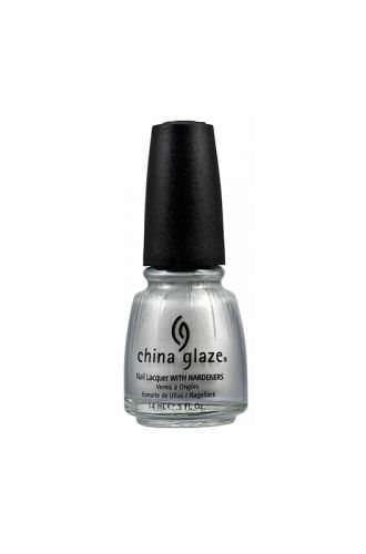 China Glaze Lacquer Platinum Silver 0.5 oz #77051