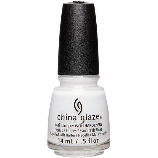 China Glaze Lacquer Snow Way! (White Shimmer) 0.5 oz #83775