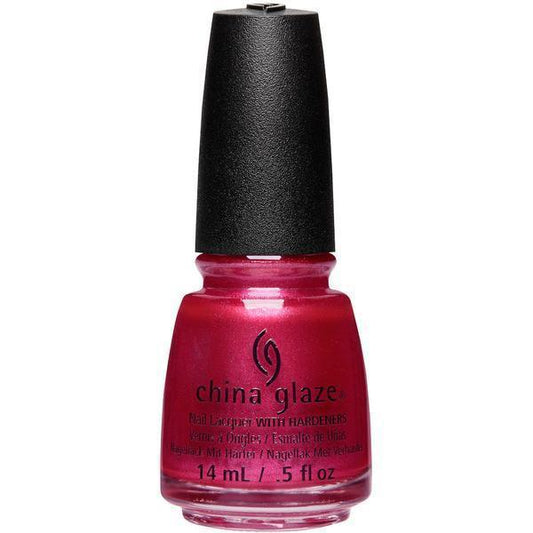 China Glaze Lacquer The More The Berrier (Red Shimmer) 0.5 oz #83780