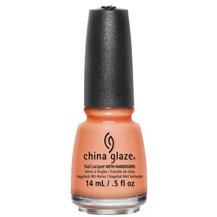 China Glaze Lacquer Sun Of A Peach Bright Orange Creme 0.5 oz #81318