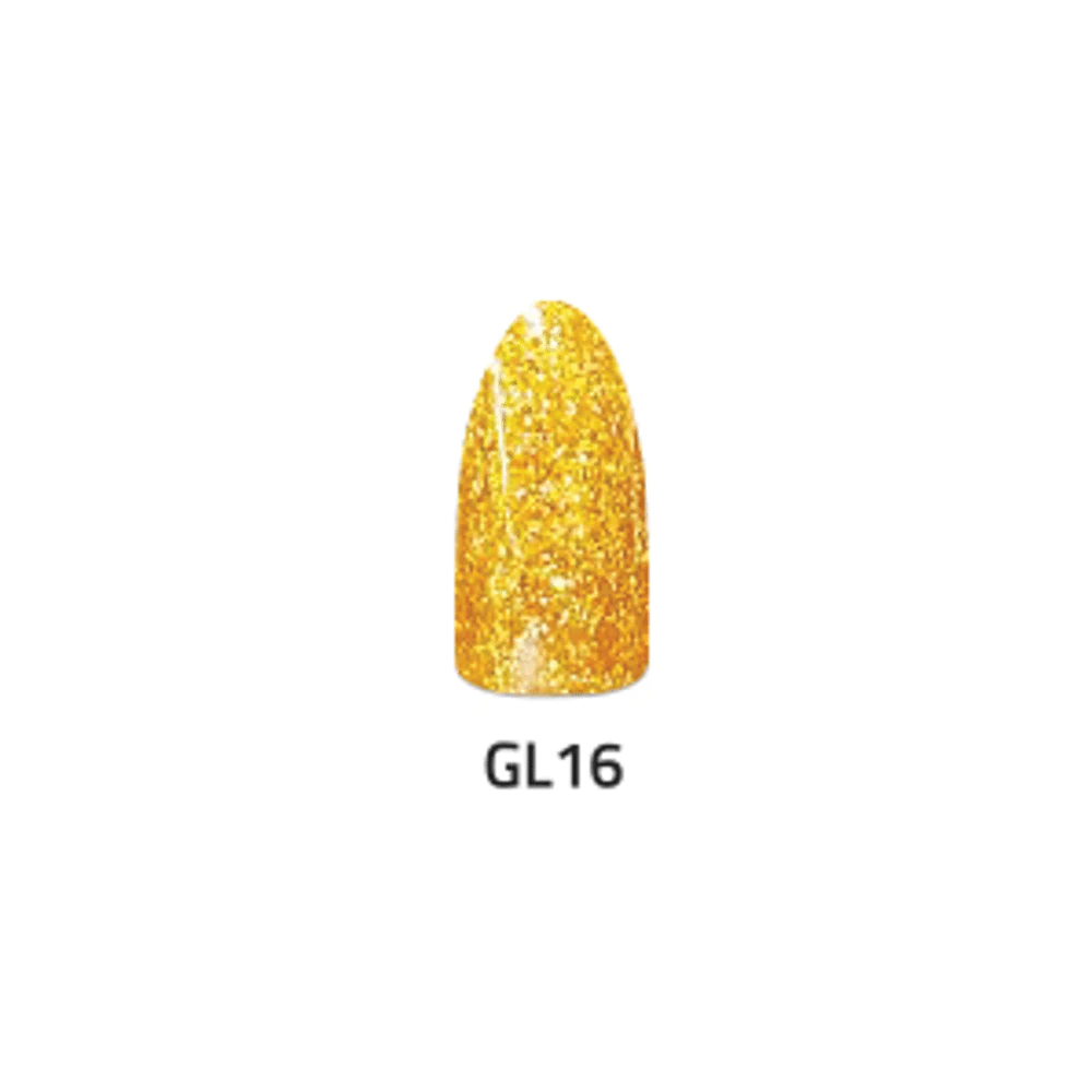 Chisel Acrylic & Dipping Powder 2 oz Glitter Collection GL16