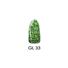 Load image into Gallery viewer, Chisel Acrylic &amp; Dipping Powder 2 oz Glitter Collection GL33