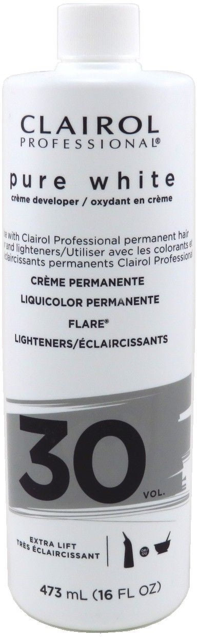 Clairol Professional Pure White Crème Developer 30 Volume - 16 oz