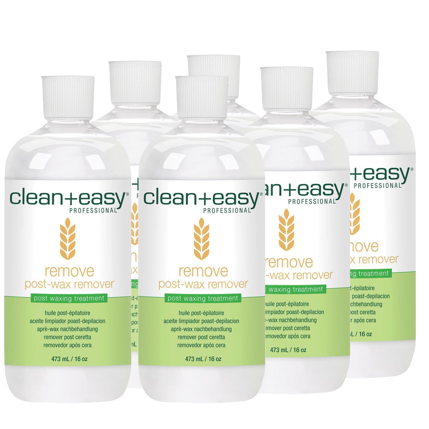 Clean+Easy Remove After Wax 16Oz (6 Pack)-Beauty Zone Nail Supply