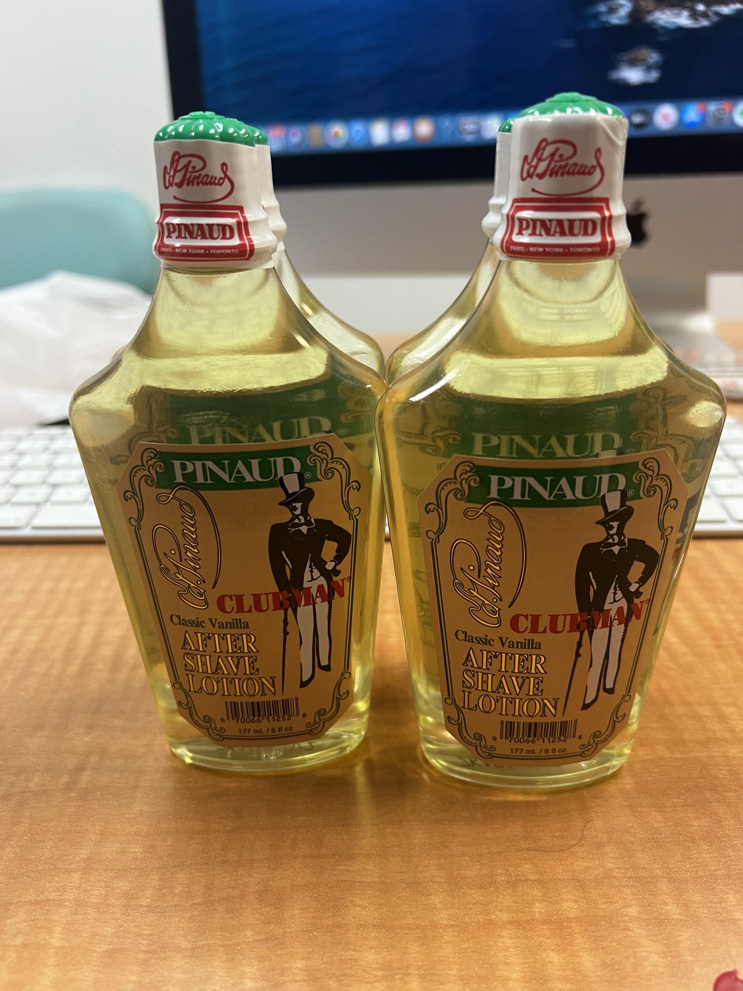 Clubman Classic Vanilla After Shave Pack of 4 Free Ship