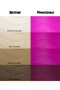 Crazy Color Semi Permanent Hair Dye Color 042 Pinkissimo 150ML 5.07 oz