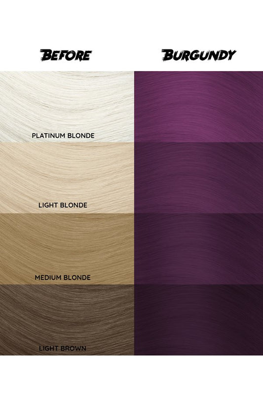 Crazy Color Semi Permanent Hair Dye Color 061 Burgundy 150ML 5.07 oz