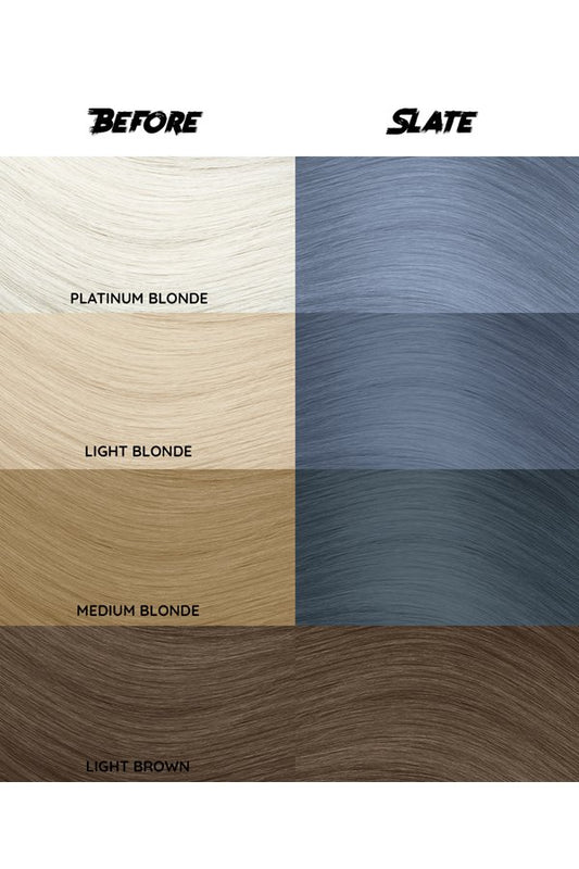 Crazy Color Semi Permanent Hair Dye Color 074 Slate 150ML 5.07 oz