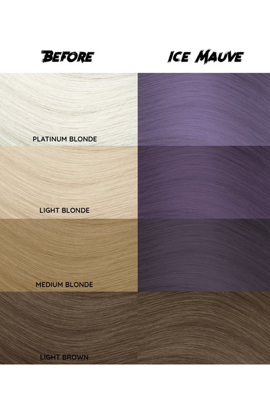 Crazy Color Semi Permanent Hair Dye Color 075 Ice Mauve 150ML 5.07 oz