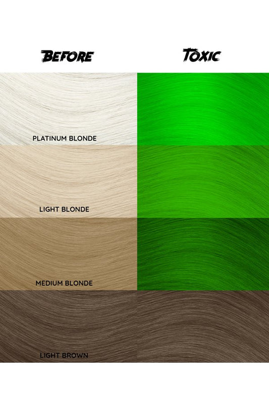 Crazy Color Semi Permanent Hair Dye Color 079 Toxic UV 150ML 5.07 oz