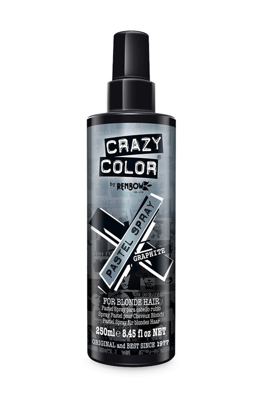 Crazy Color Temporary Color Pastel Sprays Graphite 250mL 8.45 oz