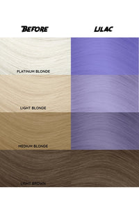 Crazy Color Semi Permanent Hair Dye Color 055 Lilac 150ML 5.07 oz